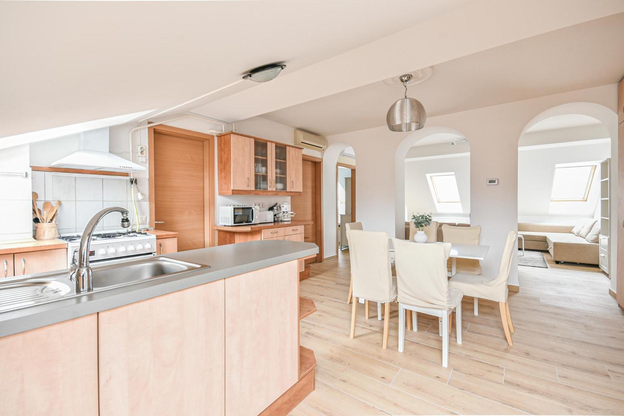 Roof Top Penthouse Appartement Boedapest Buitenkant foto