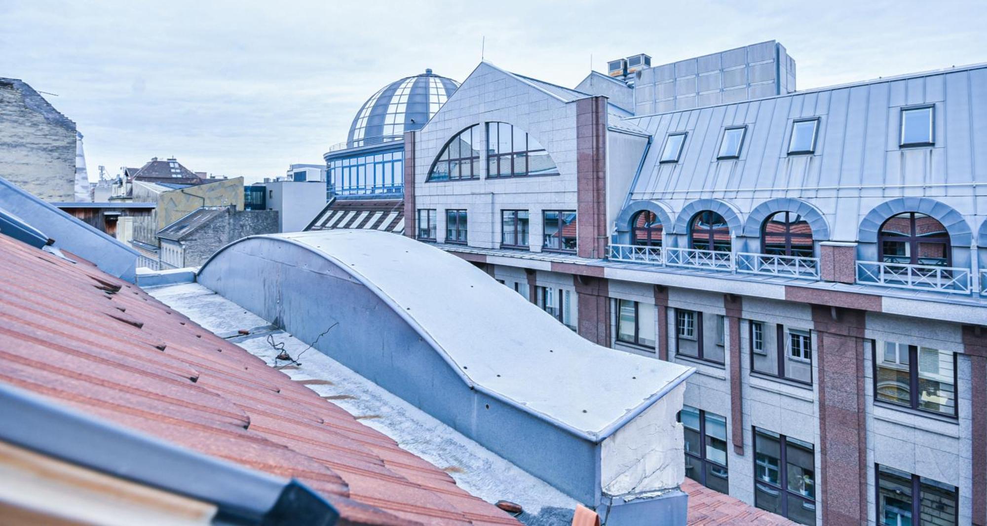 Roof Top Penthouse Appartement Boedapest Buitenkant foto