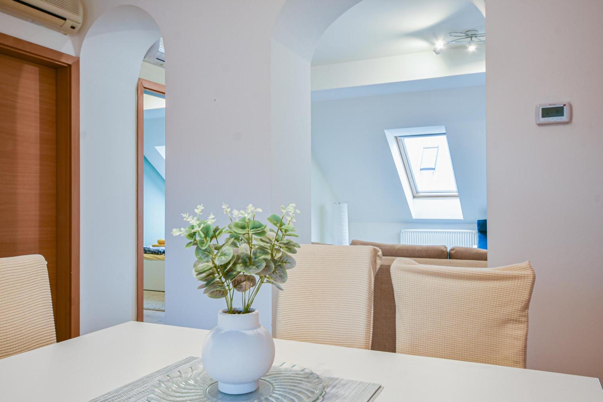 Roof Top Penthouse Appartement Boedapest Buitenkant foto